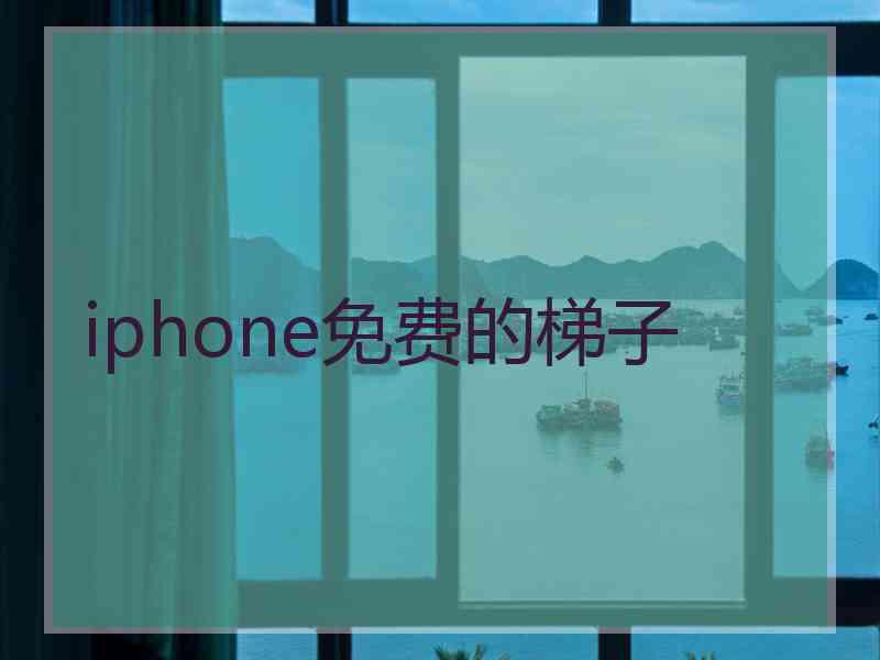 iphone免费的梯子